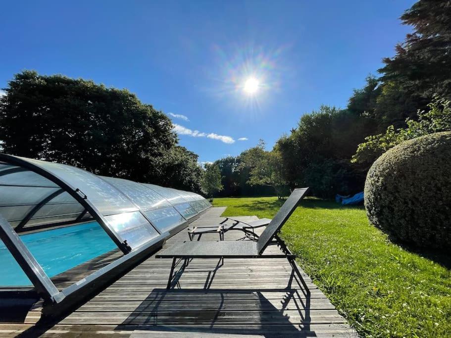Le Gite Marie-Galante : Belle Maison D'Hotes Avec Acces Piscine En Ete Lanmeur Buitenkant foto
