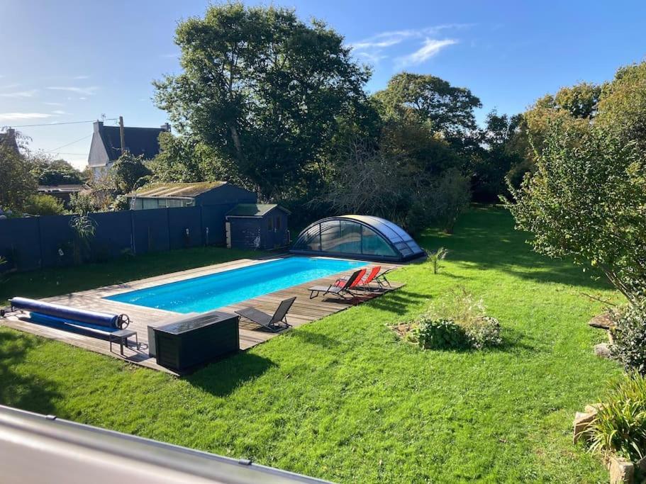 Le Gite Marie-Galante : Belle Maison D'Hotes Avec Acces Piscine En Ete Lanmeur Buitenkant foto